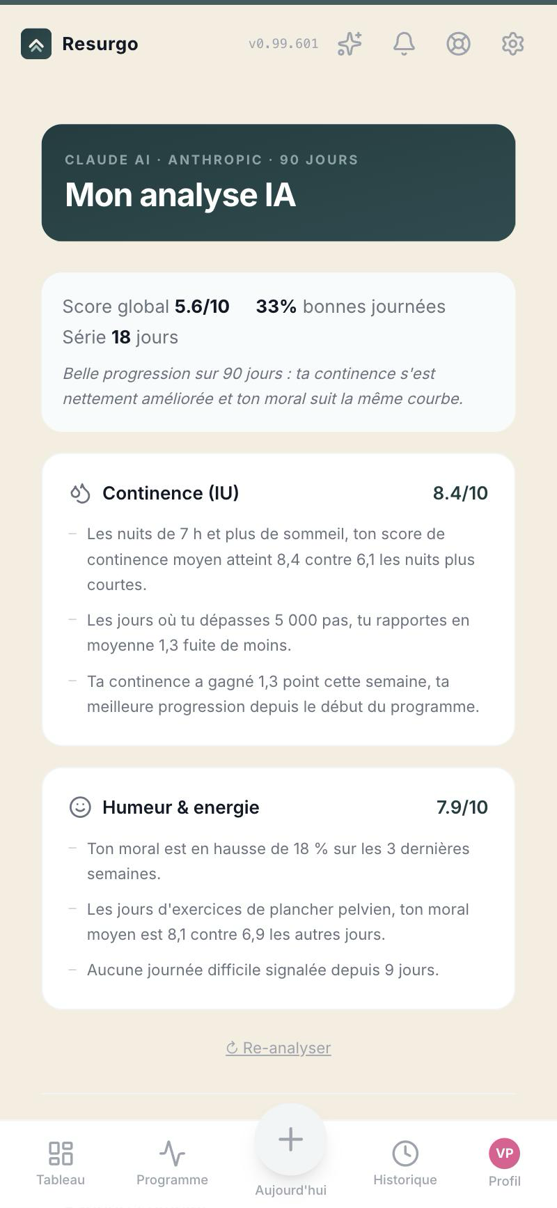 Mon analyse IA